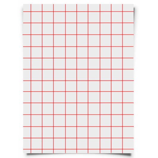 red grid 2.0 heat transfer paper